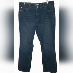 [16 x30" inseam] Denver Hayes ~ Hanna High-Rise Curve-Tech Jeans